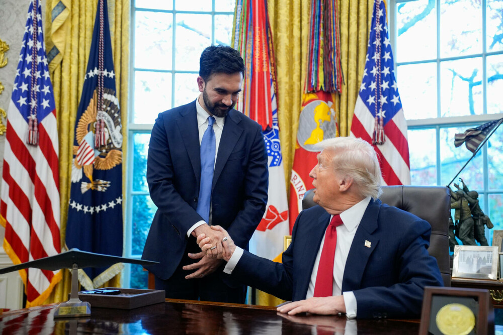 Întâlnire neașteptată între Trump și Zohran Mamdani. Noul primar al New York-ului, întrebat dacă președintele este „fascist” - Imaginea 1