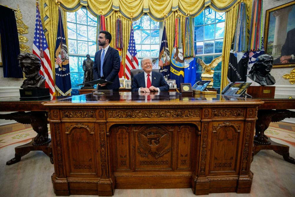 Întâlnire neașteptată între Trump și Zohran Mamdani. Noul primar al New York-ului, întrebat dacă președintele este „fascist” - Imaginea 9