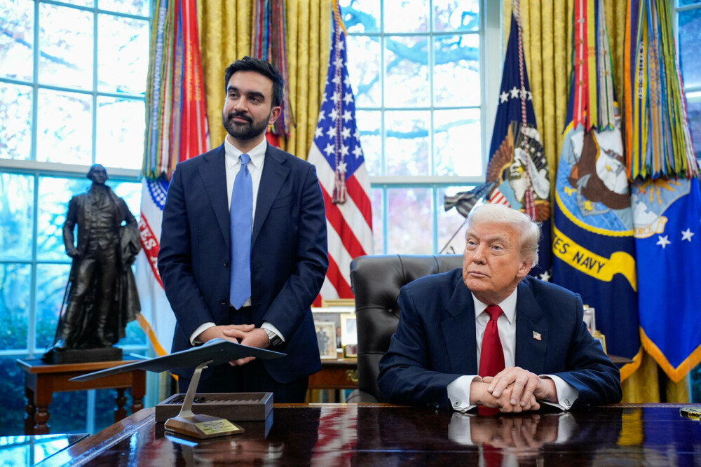 Întâlnire neașteptată între Trump și Zohran Mamdani. Noul primar al New York-ului, întrebat dacă președintele este „fascist” - Imaginea 10