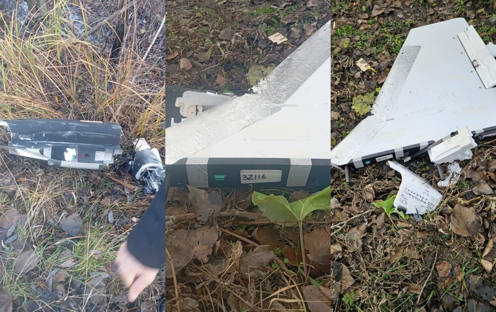 Drone rusești pe teritoriul României. Moșteanu: O dronă a fost găsită prăbușită în județul Vaslui. Primele imagini - Imaginea 1