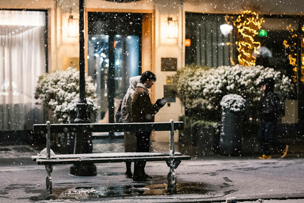 Parisul, sub ninsoare. Capitala Franței a fost cuprinsă de o furtună de zăpadă | GALERIE FOTO - Imaginea 9