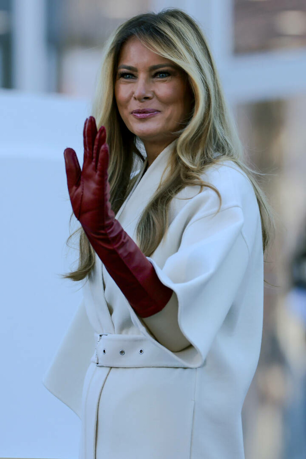 Melania Trump, apariție remarcabilă la brațul lui Donald Trump, de Ziua Recunoștinței. Ce ținută a purtat. GALERIE FOTO - Imaginea 2