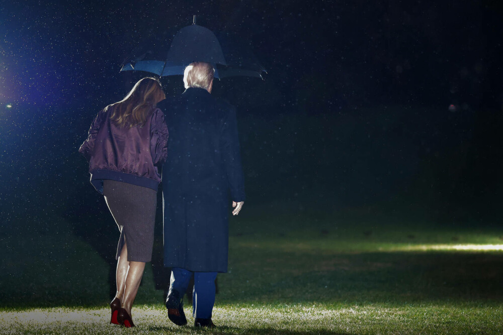 Melania Trump, apariție remarcabilă la brațul lui Donald Trump, de Ziua Recunoștinței. Ce ținută a purtat. GALERIE FOTO - Imaginea 18