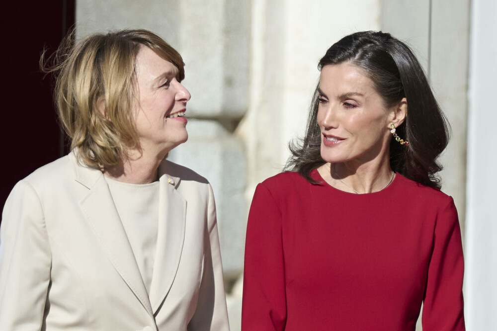 Regina Letizia a Spaniei, un simbol al eleganței la cina de stat în onoarea președintelui Germaniei. GALERIE FOTO - Imaginea 4
