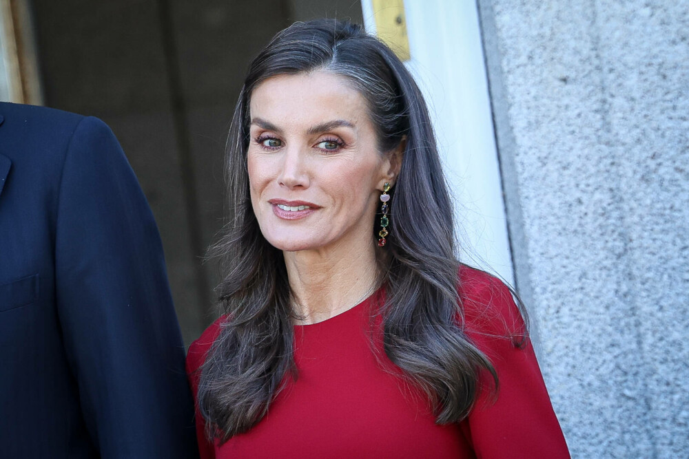 Regina Letizia a Spaniei, un simbol al eleganței la cina de stat în onoarea președintelui Germaniei. GALERIE FOTO - Imaginea 11