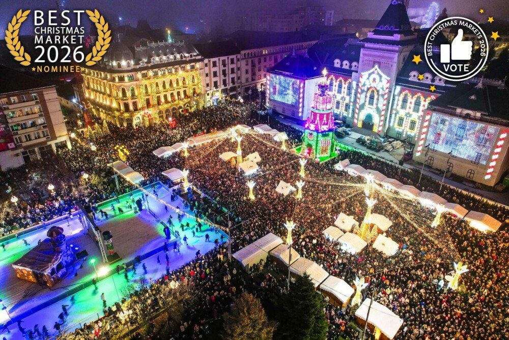 Târgul de Crăciun de la Craiova a fost desemnat cel mai frumos din Europa. A primit peste 140.000 de voturi | GALERIE FOTO - Imaginea 4
