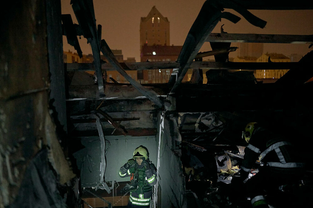 Atac rusesc cu drone și rachete asupra Kievului. O persoană a fost ucisă, iar alte șapte sunt rănite. GALERIE FOTO - Imaginea 2