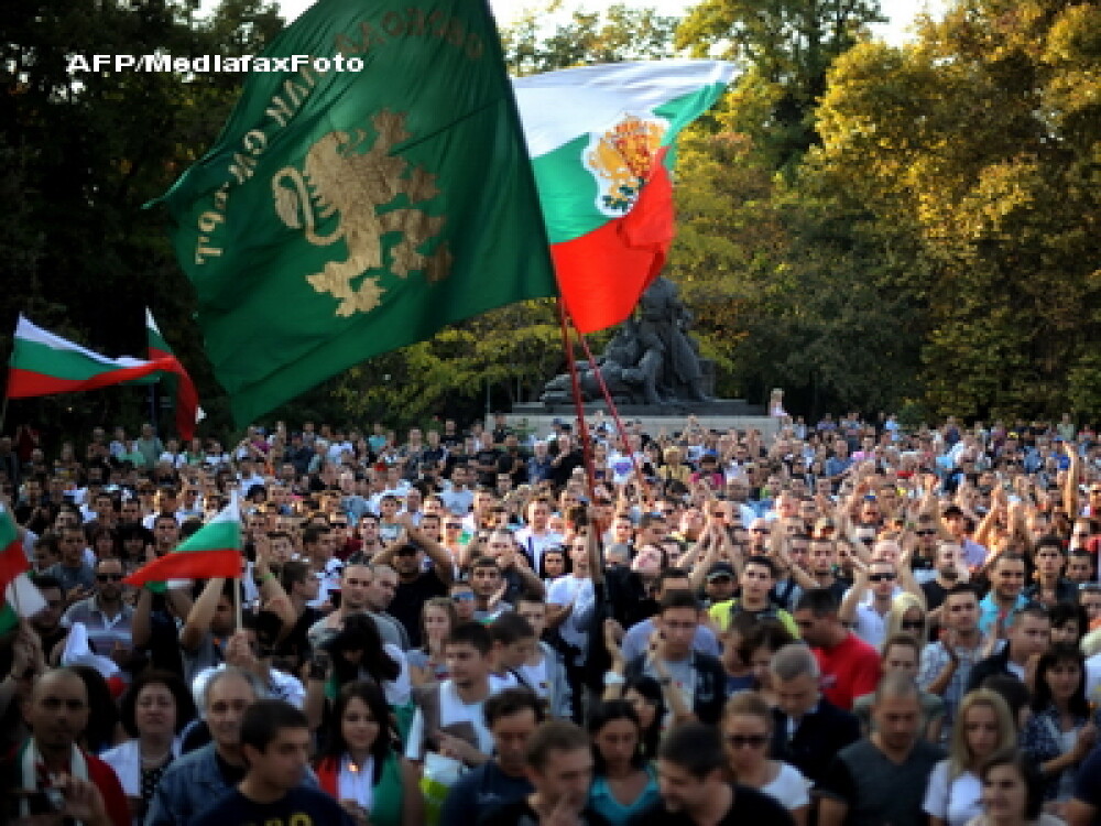 Peste doua mii de persoane au protestat la Plovdiv, Bulgaria: 