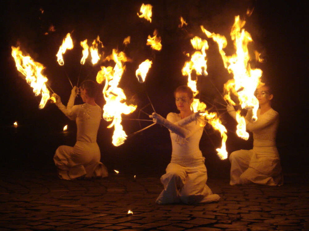 Spectacol cu foc si jocuri de lumini la incheierea Festivalului Baroc. GALERIE FOTO impresionanta - Imaginea 5