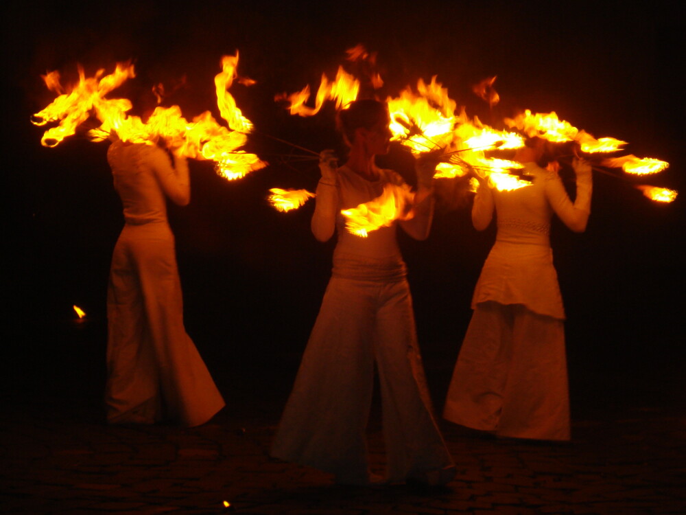 Spectacol cu foc si jocuri de lumini la incheierea Festivalului Baroc. GALERIE FOTO impresionanta - Imaginea 6