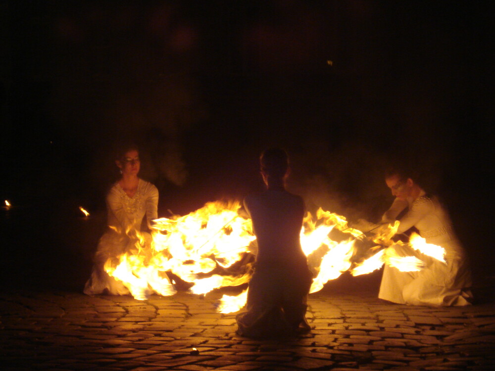 Spectacol cu foc si jocuri de lumini la incheierea Festivalului Baroc. GALERIE FOTO impresionanta - Imaginea 7