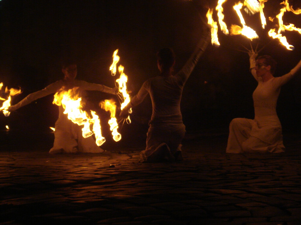 Spectacol cu foc si jocuri de lumini la incheierea Festivalului Baroc. GALERIE FOTO impresionanta - Imaginea 8