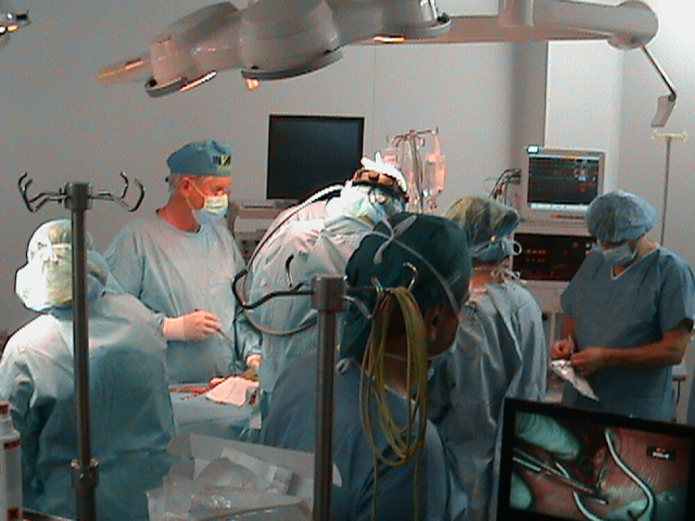 Operatie pe cord deschis realizata in premiera, la Universitatea de Vest “Vasile Goldis” din Arad - Imaginea 3