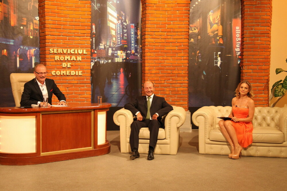 Traian Basescu este invitatul primei editii a “Serviciului Roman de Comedie”, 2 octombrie, ora 20.30 - Imaginea 11