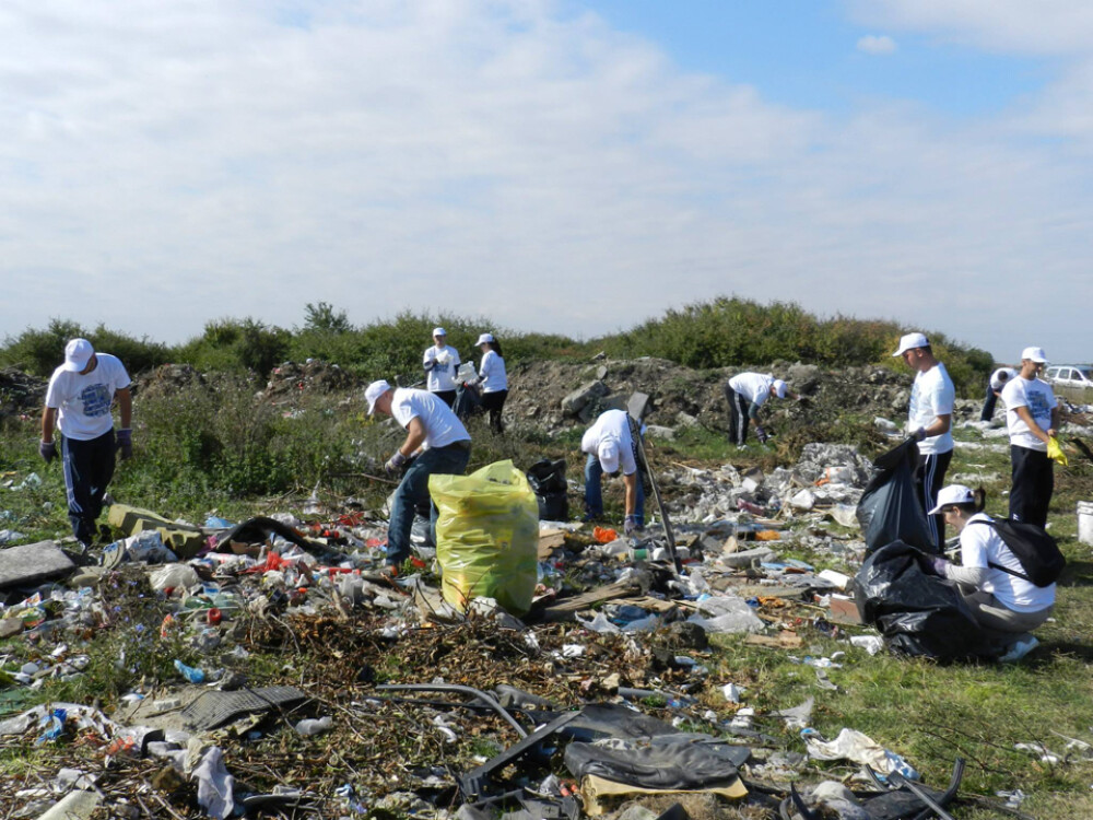 Peste 7000 de saci de gunoi,adunati din judetul Timis,in doar o zi.Raportul campaniei „Let’s Do It” - Imaginea 5