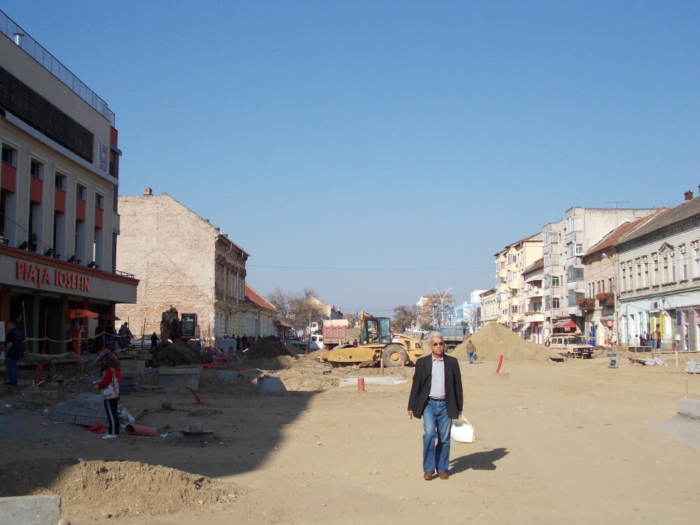 Zona Iosefin, ca in Evul Mediu. Lucrarile la strada Iancu Vacarescu se prelungesc cu patru luni.FOTO - Imaginea 2