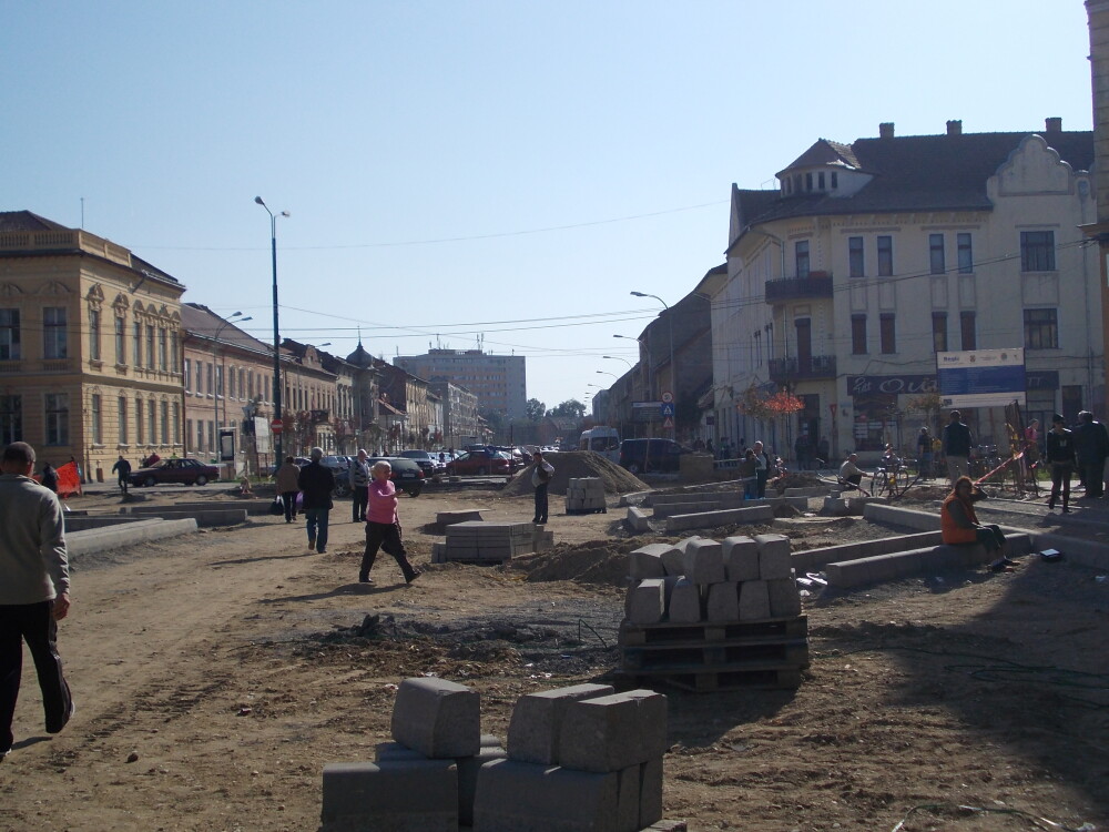 Zona Iosefin, ca in Evul Mediu. Lucrarile la strada Iancu Vacarescu se prelungesc cu patru luni.FOTO - Imaginea 5