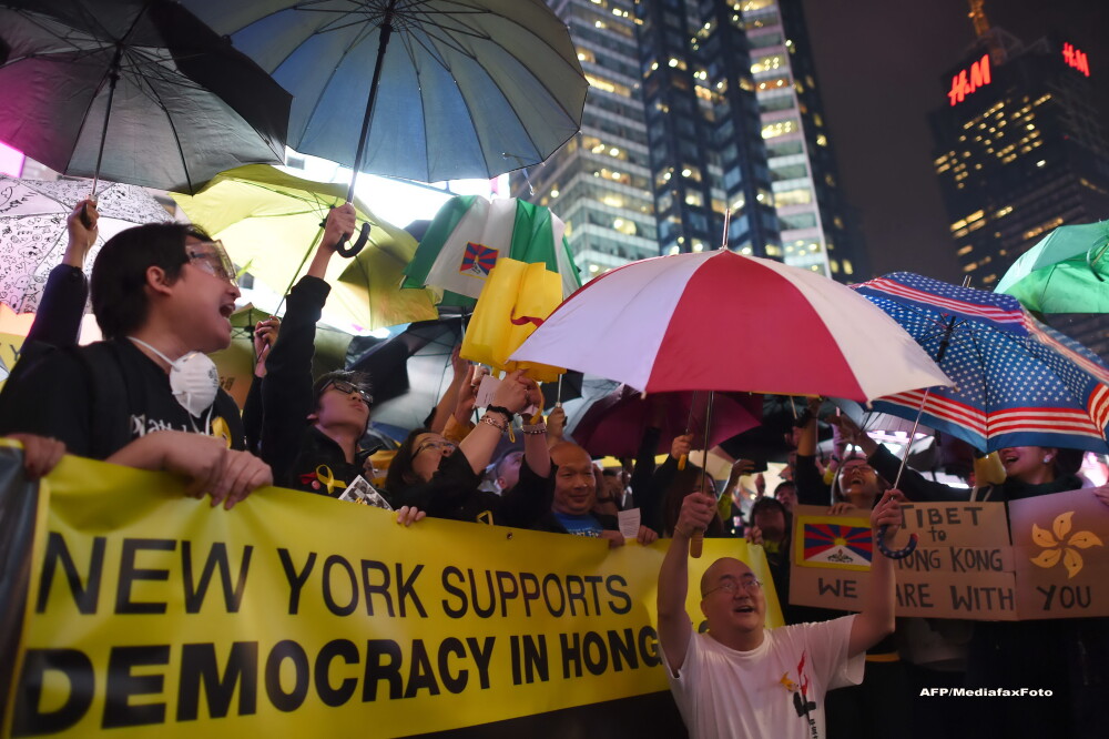 Protestele de la Hong Kong genereaza manifestatii in toata lumea. China a arestat zeci de sustinatori - Imaginea 4