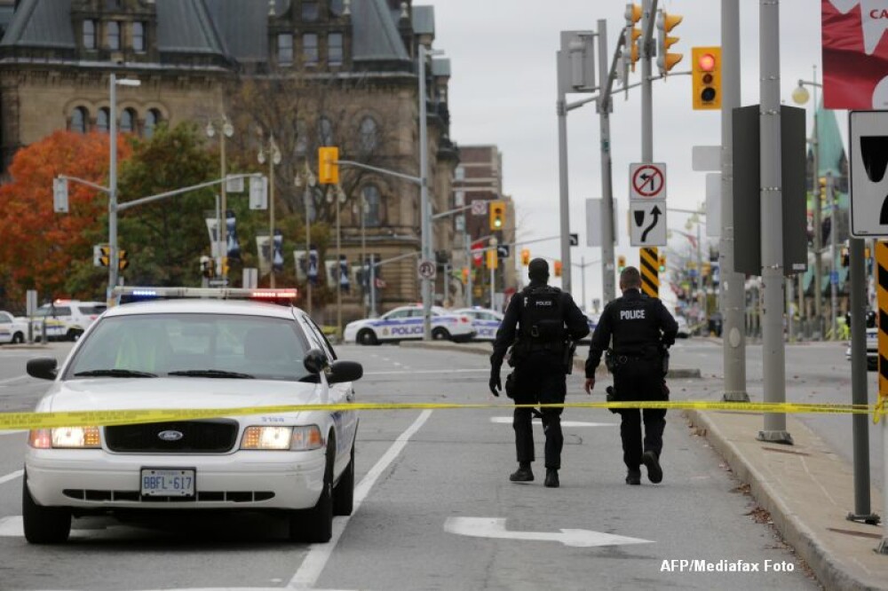 FILMUL atacurilor armate din capitala Canadei. Autoritatile l-au identificat pe cel care a impuscat mortal un militar - Imaginea 5