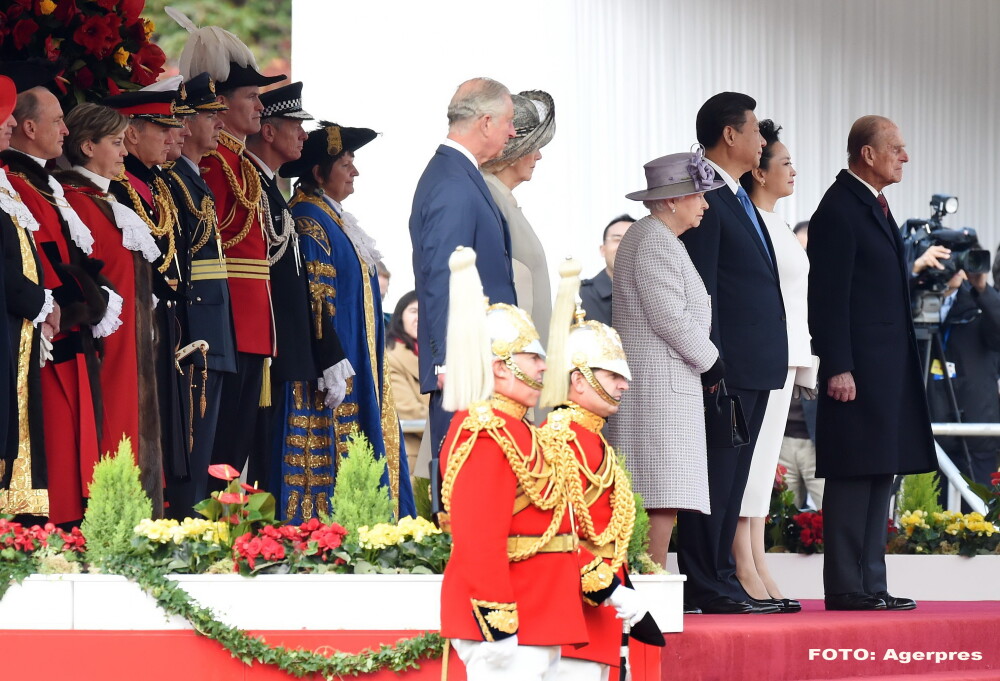 Vizita presedintelui Chinei in Marea Britanie, intr-o GALERIE FOTO cu cele mai bune imagini. De ce este foarte importanta - Imaginea 14