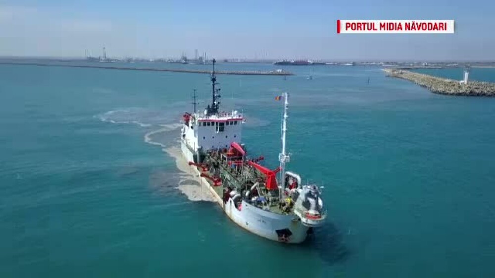 dragarea portului Midia