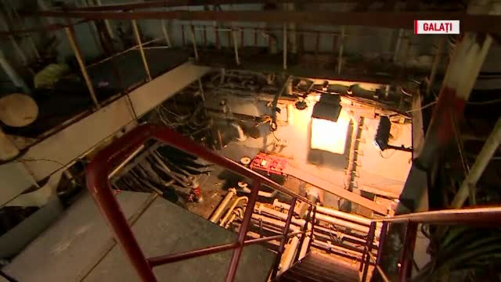 imagine din interiorul navei Perseus