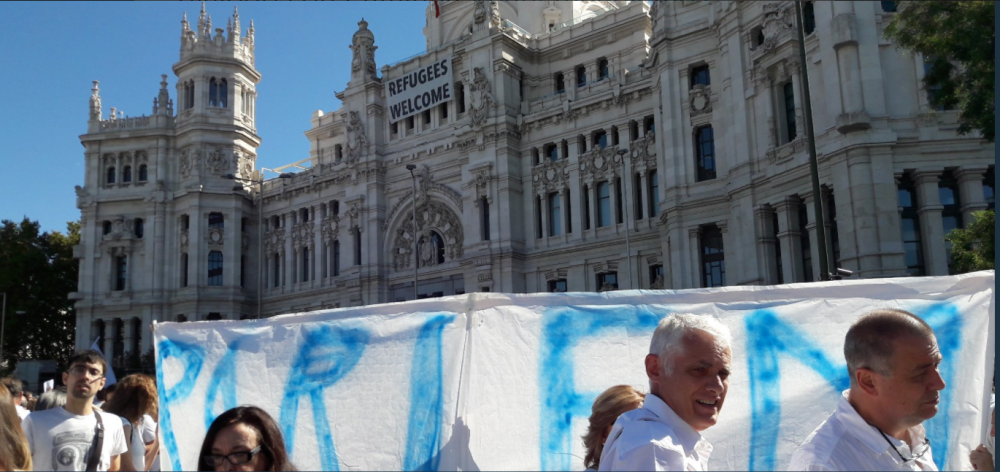 Mii de persoane fac apel la unitatea Spaniei, pe străzile din Madrid - Imaginea 5
