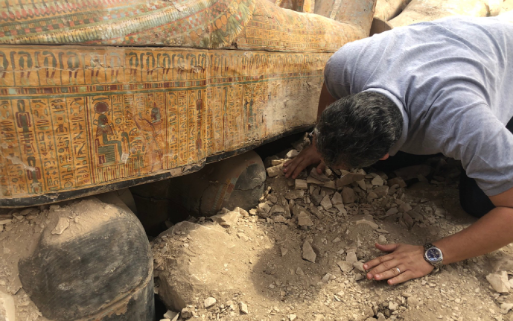 Peste 20 de sarcofage sigilate, descoperite în Egipt. Ce s-ar putea găsi în ele - Imaginea 3