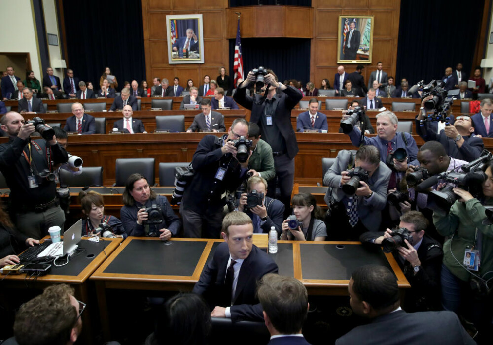 CEO-ul Facebook, Mark Zuckerberg, audiat în Camera Reprezentanților - Imaginea 2