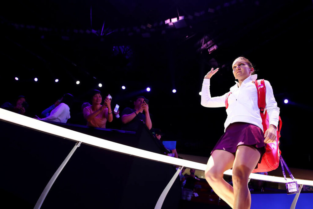 Halep - Andreescu, la Turneul Campioanelor 2019. Simona câștigă după un meci superb - Imaginea 6