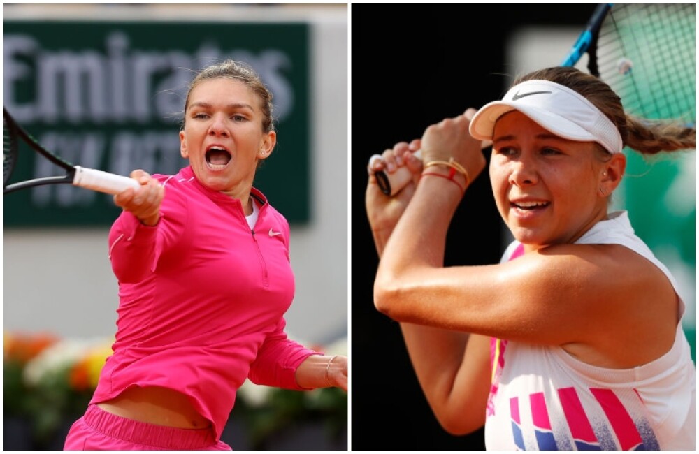 Simona Halep s-a calificat în optimi la Roland Garros, după 6-0, 6-1 cu Amanda Anisimova - Imaginea 1