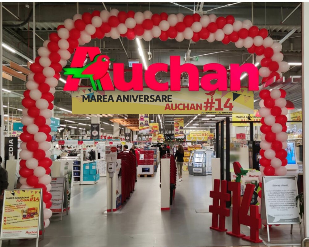 (P) Ce trebuie să faci ca să câștigi 10.000 de euro la Auchan. Retailerul sărbătorește 14 ani în România - Imaginea 3