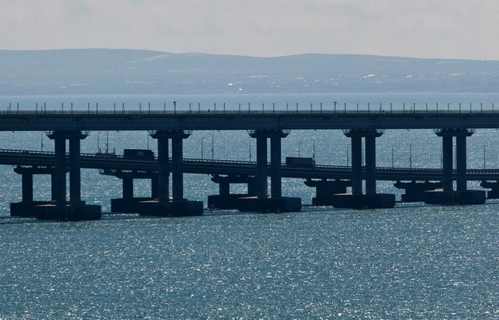 Podul Kerch, punct strategic pentru Rusia și un simbol al anexării Crimeei | GALERIE FOTO - Imaginea 11