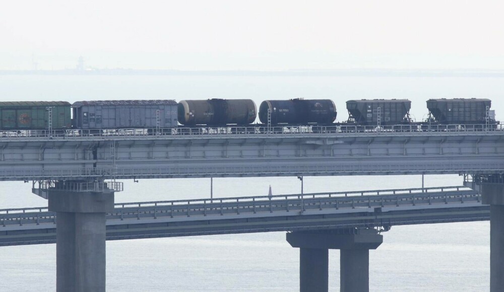 Podul Kerch, punct strategic pentru Rusia și un simbol al anexării Crimeei | GALERIE FOTO - Imaginea 10
