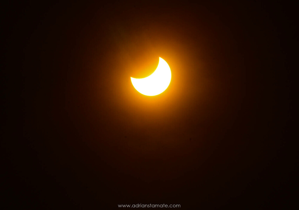 Eclipsa parțială de Soare s-a încheiat. GALERIE FOTO cu cele mai frumoase imagini surprinse în România - Imaginea 10