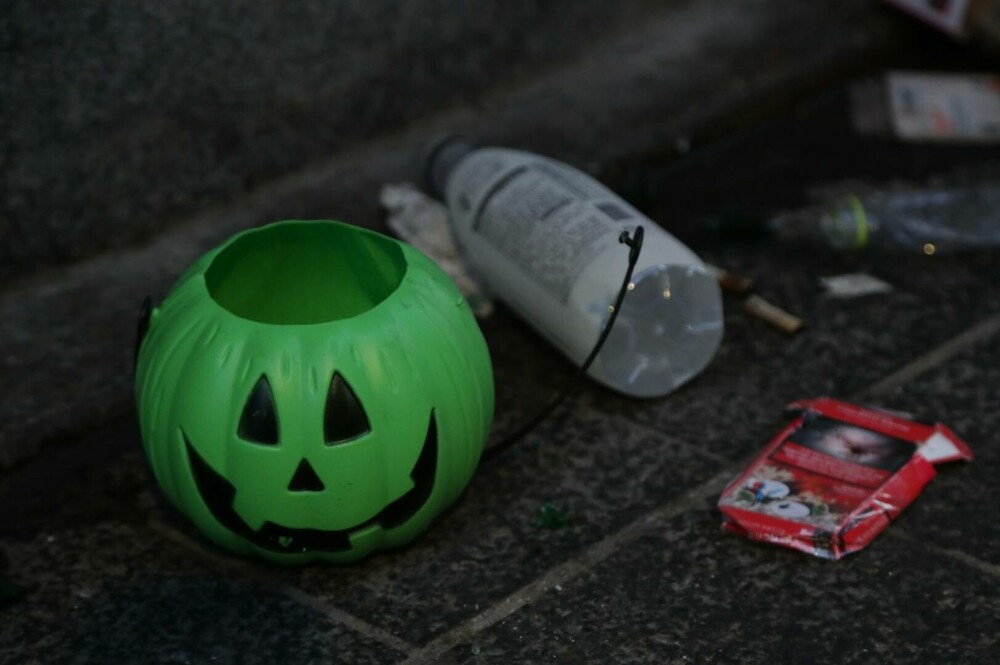 Momentul în care are loc busculada de la petrecerea de Halloween, în Seul. Peste 150 de persoane au murit VIDEO - Imaginea 11