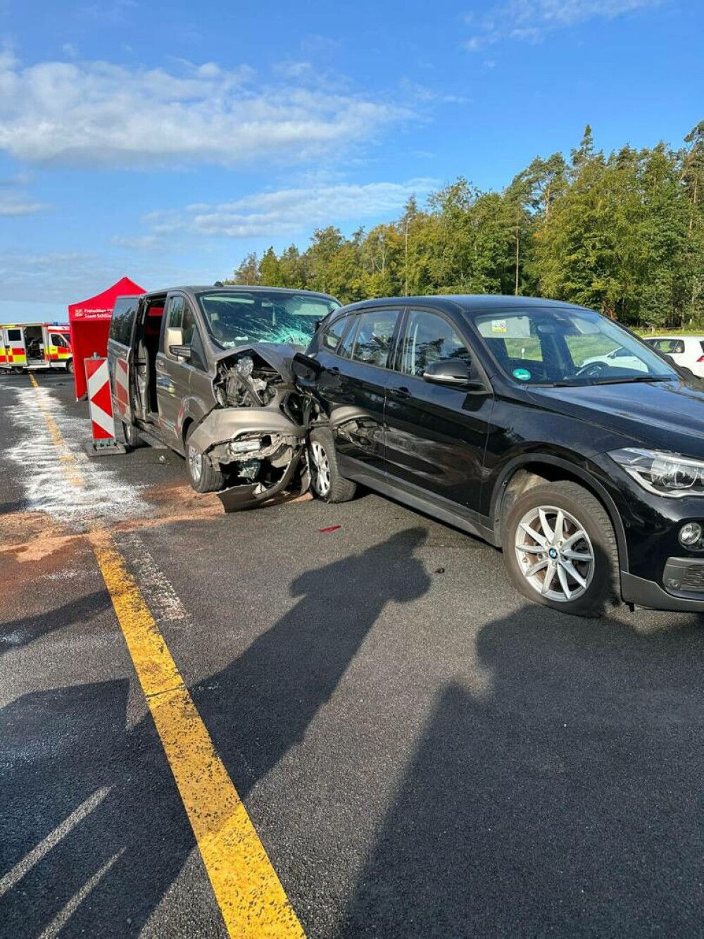 Accident cu 12 victime pe o autostradă din Germania. Un microbuz care se îndrepta spre România s-a izbit de o mașină | FOTO - Imaginea 4