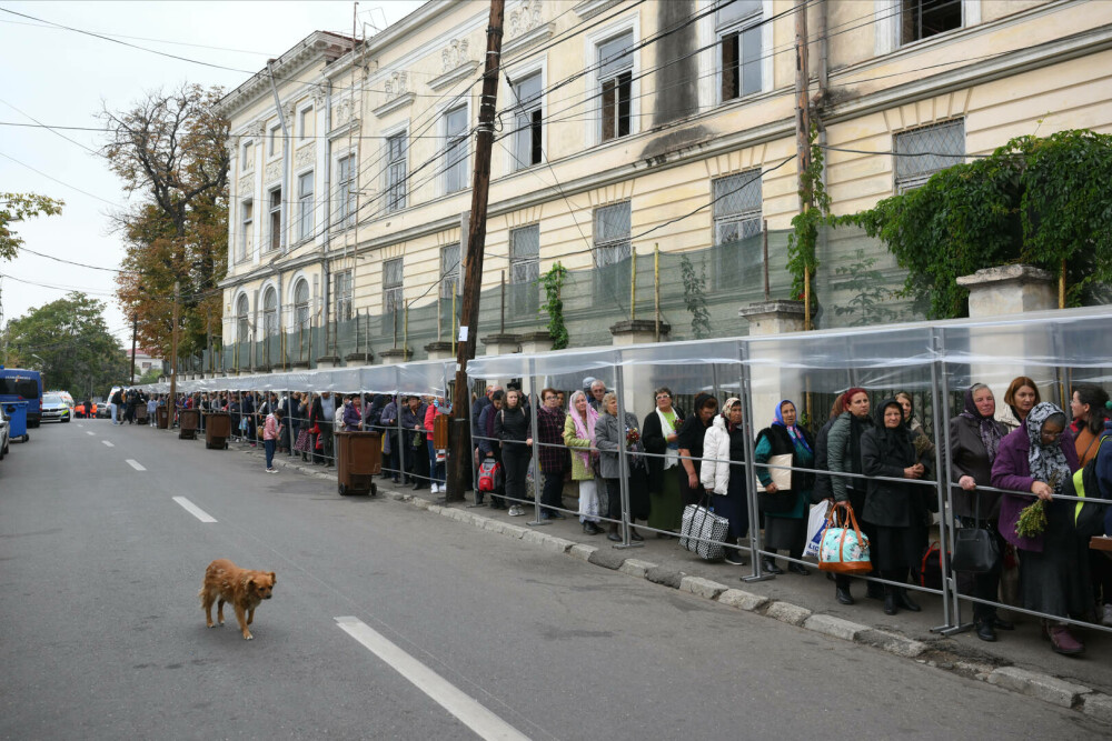 Pelerinaj la Sfânta Cuvioasă Parascheva. Mii de credincioși din toate colțurile țării s-au strâns la Iași. GALERIE FOTO - Imaginea 13