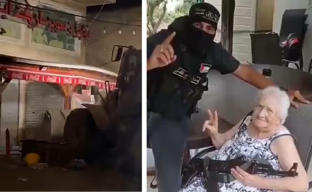 Armata israeliană a distrus o pizzerie din Cisiordania care își făcea reclamă cu poza unei bunici răpite de teroriștii Hamas - Imaginea 1