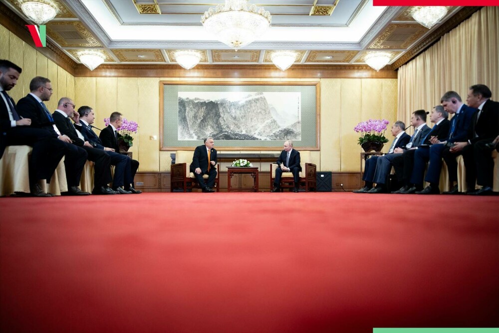 Viktor Orban s-a întâlnit cu Putin în China: ”Este crucial pentru Europa!”. Ce i-a spus președintele rus FOTO & VIDEO - Imaginea 2