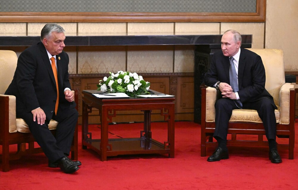 Viktor Orban s-a întâlnit cu Putin în China: ”Este crucial pentru Europa!”. Ce i-a spus președintele rus FOTO & VIDEO - Imaginea 9