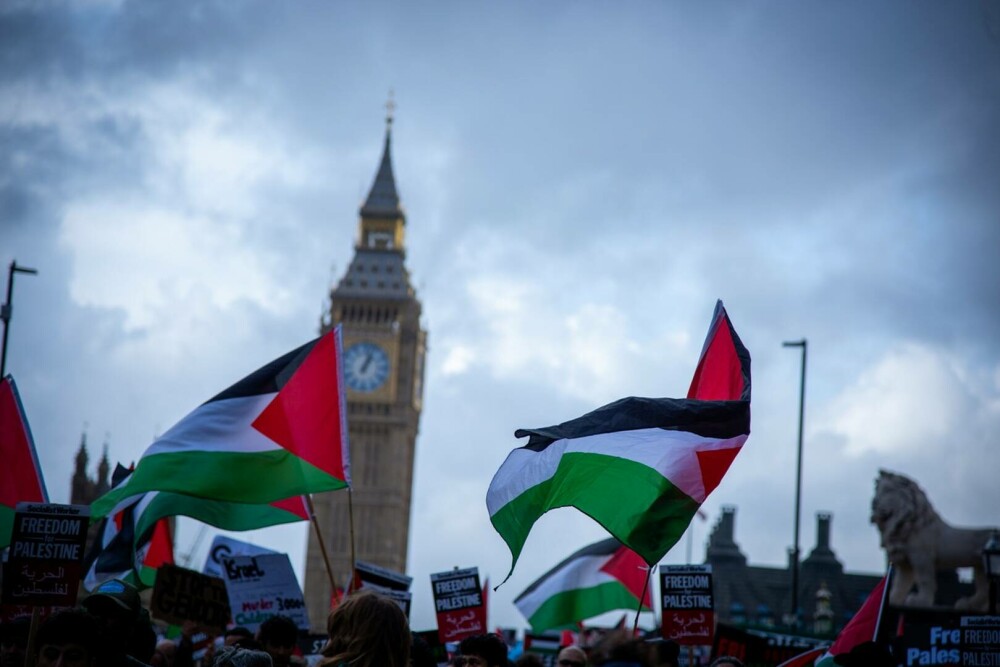 „Urgenţa este încetarea focului”. Proteste pro-palestiniene în mai multe țări din întreaga lume - Imaginea 8