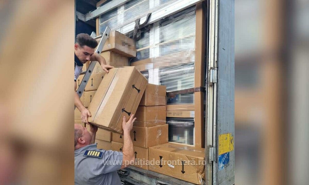 Două TIR-uri care transportau electrocasnice au fost controlate de polițiștii din Giurgiu. Ce ascundeau de fapt șoferii. FOTO - Imaginea 1