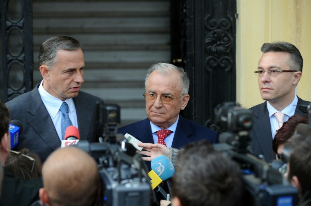 Mircea Geoană, Ion Iliescu și Cristian Diaconescu 
