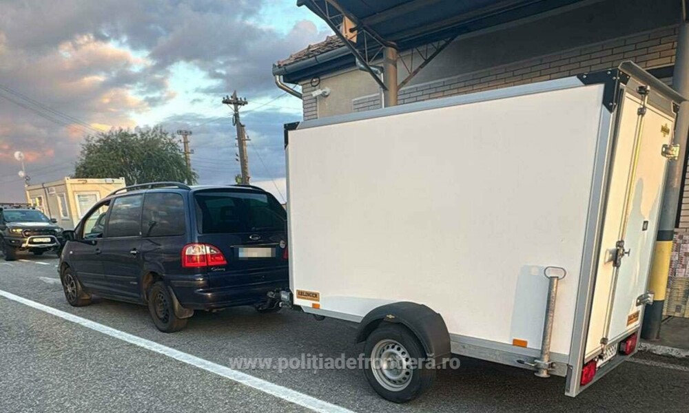 Captură de aproape 40.000 de euro într-o remorcă, descoperită în urma unui control în Timiș. Șoferul a fost reținut. FOTO - Imaginea 1