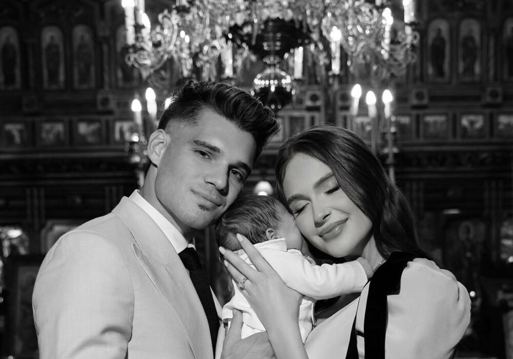 Ianis și Elena Hagi și-au botezat copilul. Primele imagini cu micuțul Giorgios. GALERIE FOTO - Imaginea 40