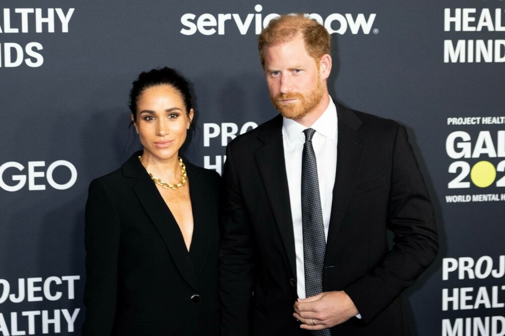 Meghan Markle şi Prinţul Harry, apariţie elegantă pe covorul roşu la Gala Zilei Mondiale a Sănătăţii Mintale. GALERIE FOTO - Imaginea 18