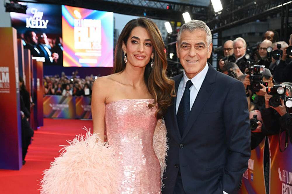 Amal și George Clooney au făcut senzație pe covorul roșu la Londra. Cuplul a atras toate privirile. GALERIE FOTO - Imaginea 3