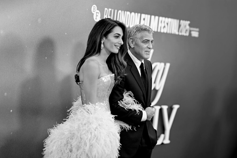 Amal și George Clooney au făcut senzație pe covorul roșu la Londra. Cuplul a atras toate privirile. GALERIE FOTO - Imaginea 10