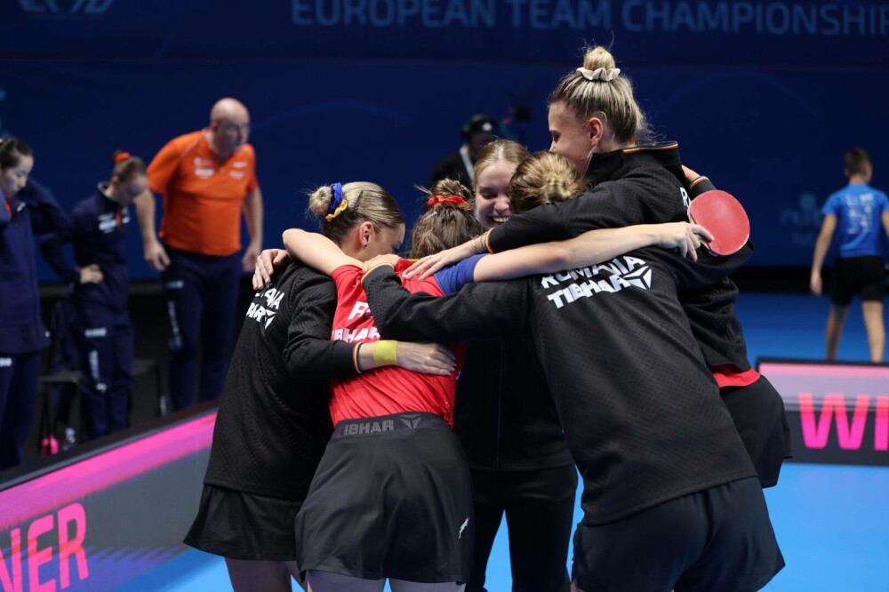 România, argint la feminin și masculin la Campionatul European de tenis de masă pe echipe. GALERIE FOTO - Imaginea 6